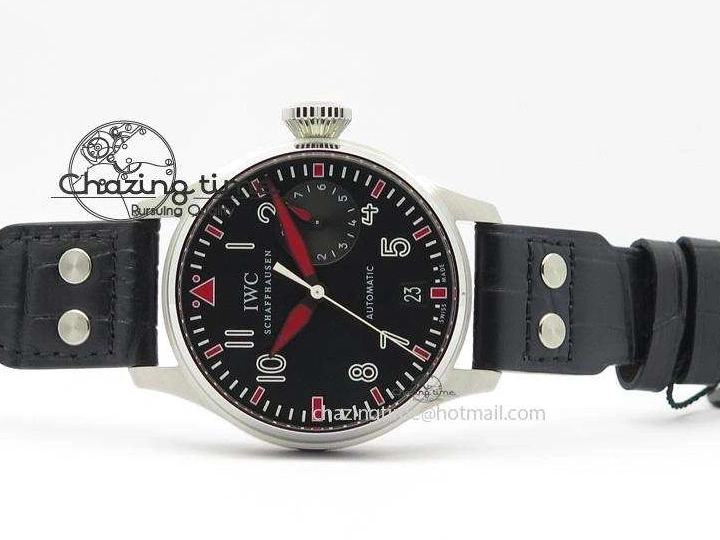 MIROTIME 1226 Big Pilot Real PR IW500433 “Muhammad Ali” ZF Best Edition On Black Leather Strap A UrbanChic 7294